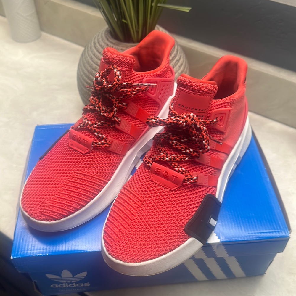 Youth boys red Adidas size 6 youth